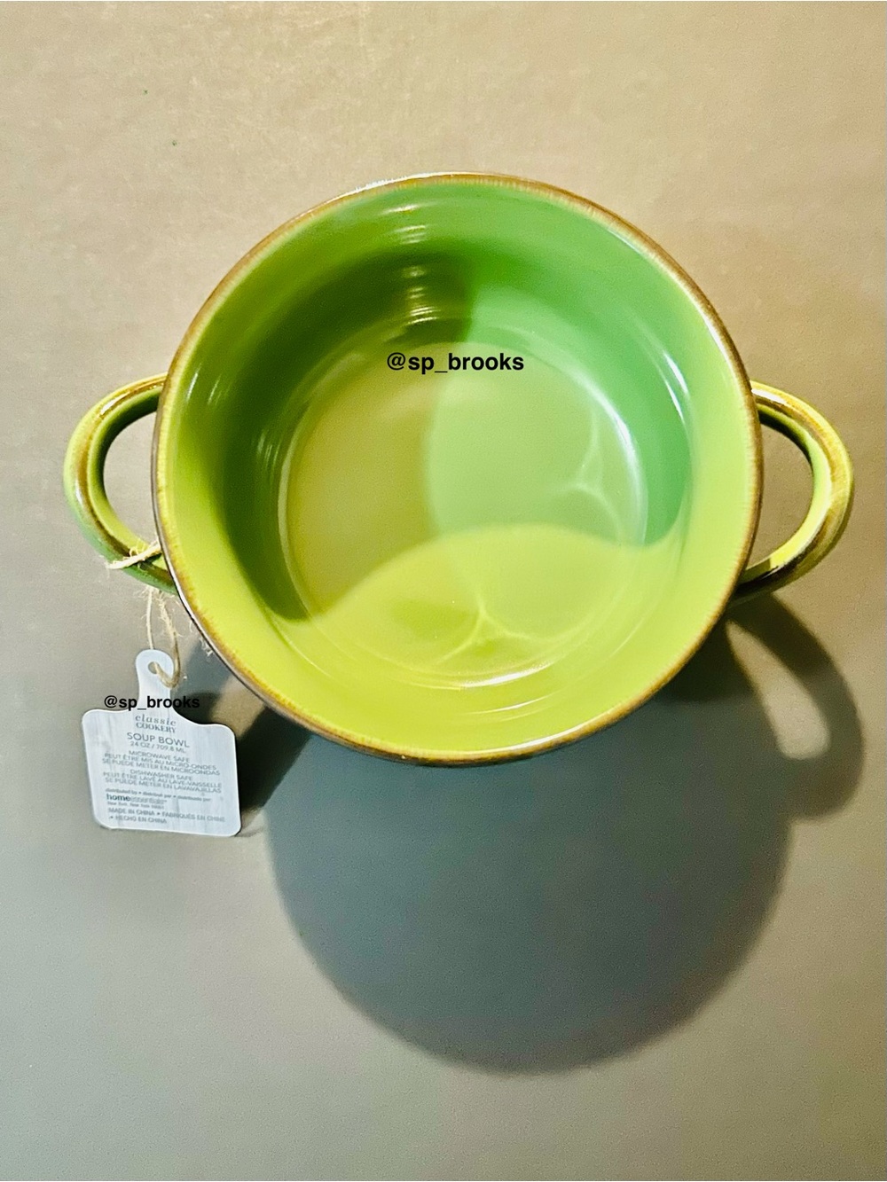 🎁Classic Cookery Soup Bowls with handles - Green - Set of 2 - 24 ozs - Picture 7 of 7